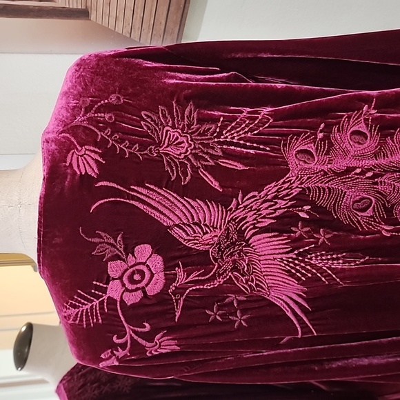 NWT JOHNNY WAS VELVET DRESS SIZE XL - Picture 10 of 10